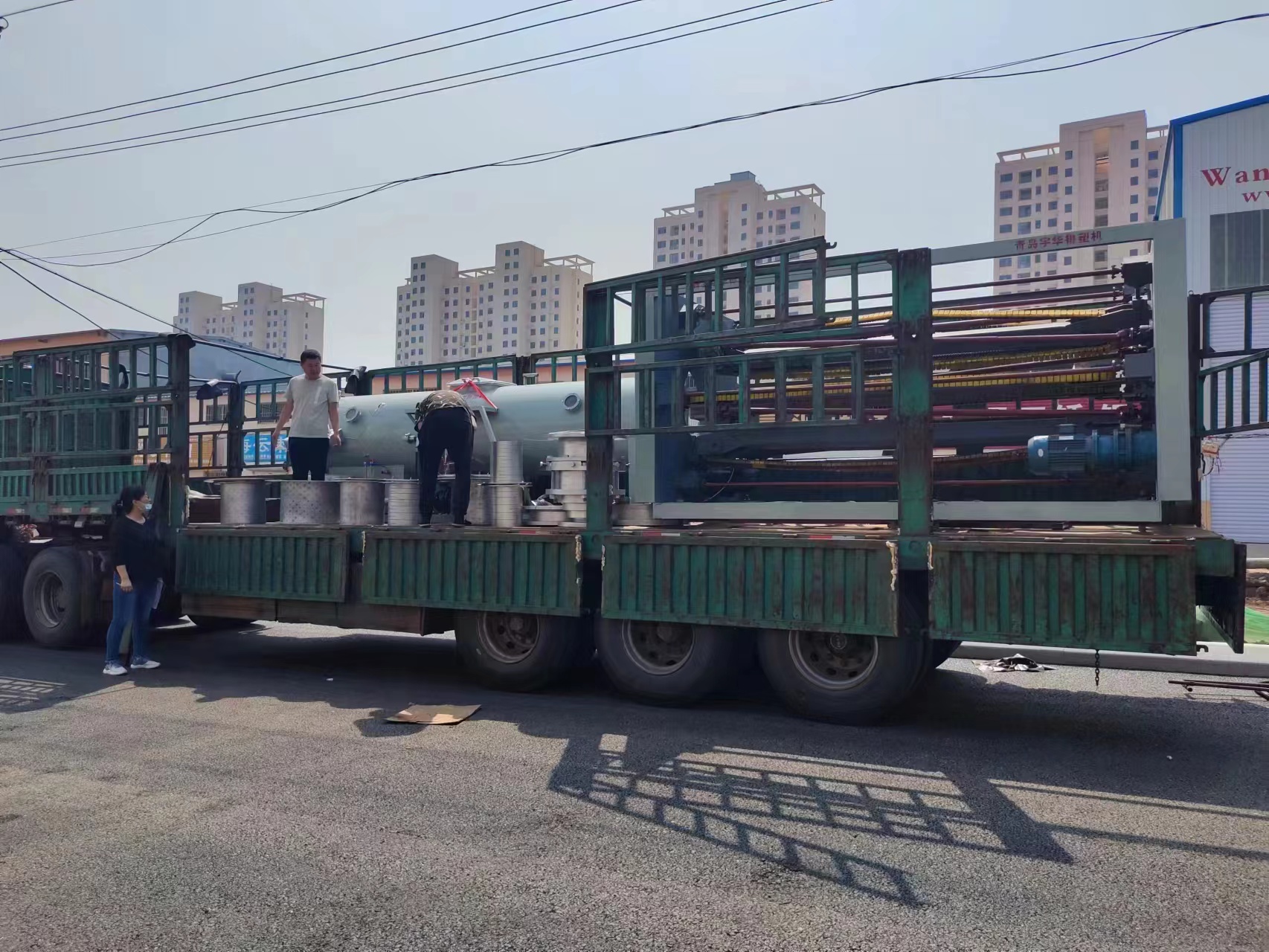 2022.9.6號(hào)保溫管真空線發(fā)貨現(xiàn)場(chǎng)【疫情期不耽誤給客戶發(fā)貨】